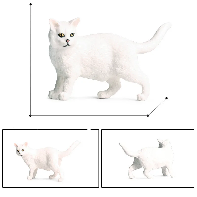 3 "имитация милого котенка семейная статуя Саудовская кошка рождественский