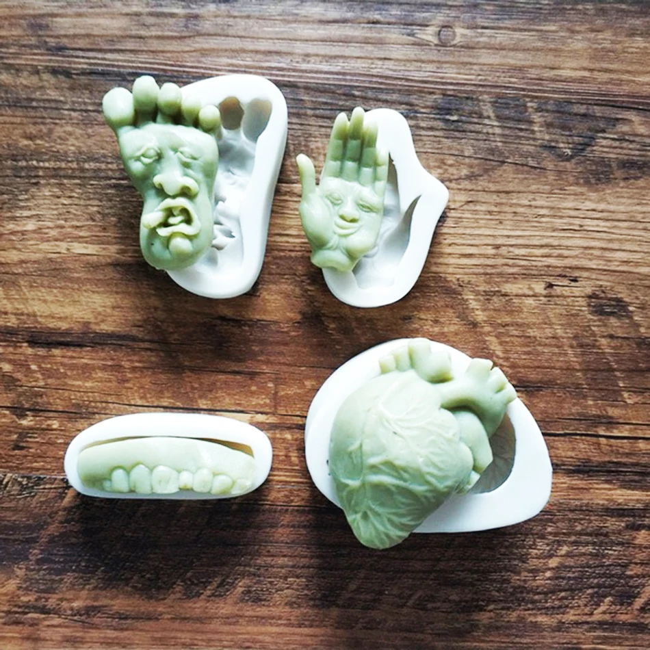 Инструменты для украшения шоколадом серия Хэллоуин инструменты человеческое