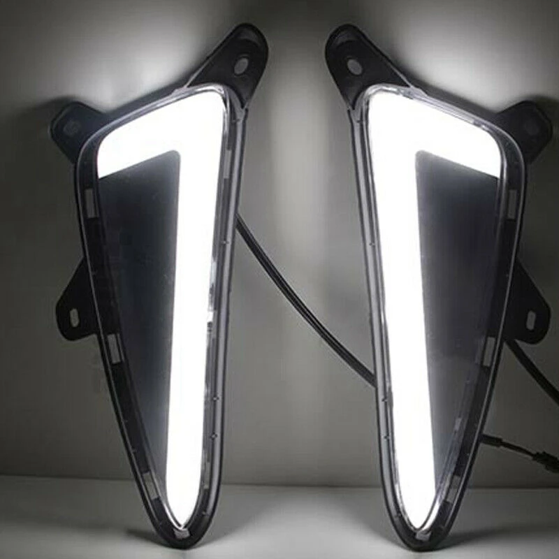 

2X DRL Daytime Running Lights LED White Yellow Turn Signal for Toyota CHR C-HR