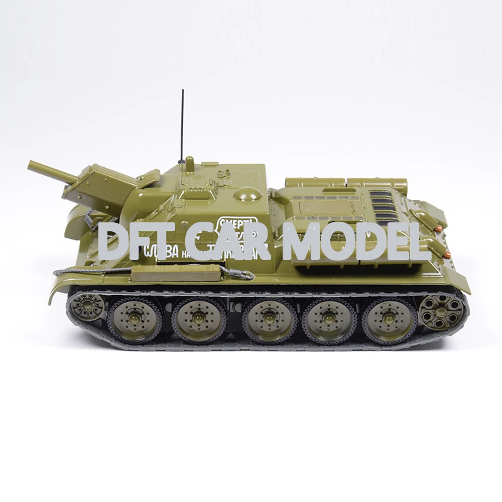 1:43 Масштаб сплава игрушка SU 122 Танк модель детская бак оригинальный