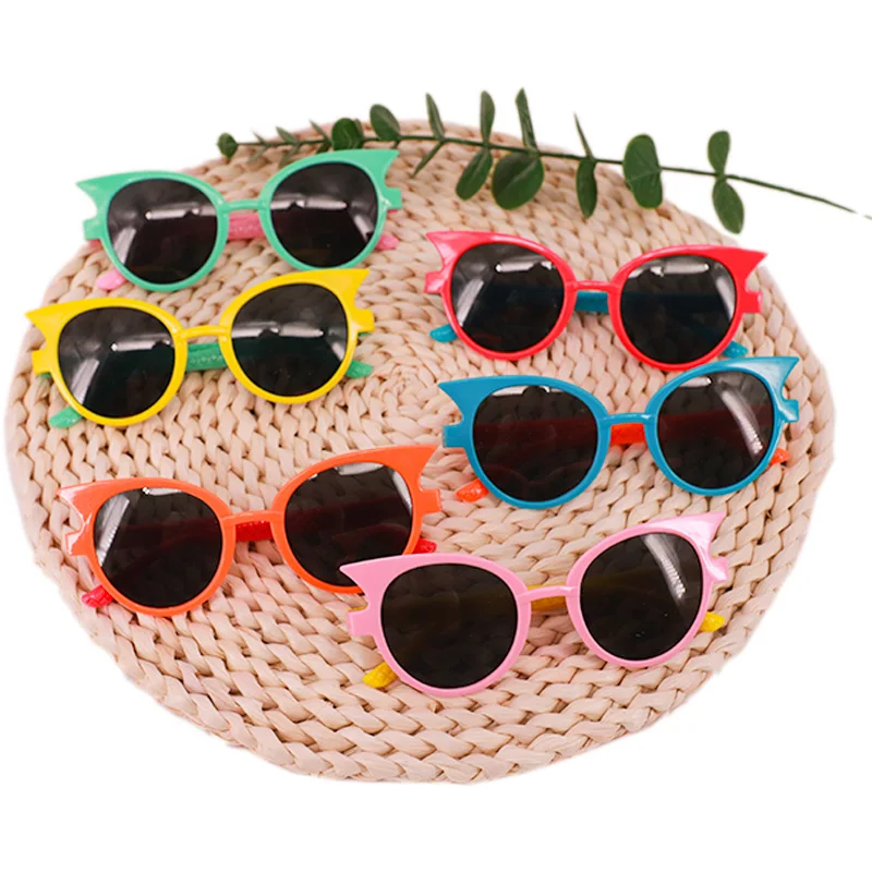 

New Kids Sunglasses Drop Shape Glasses Boys Girls Baby Fashion Eyewear Child Shades Goggle