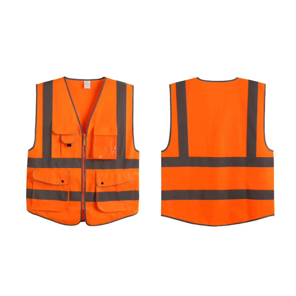Светоотражающий жилет рабочая одежда высокая видимость для дневного и ночного