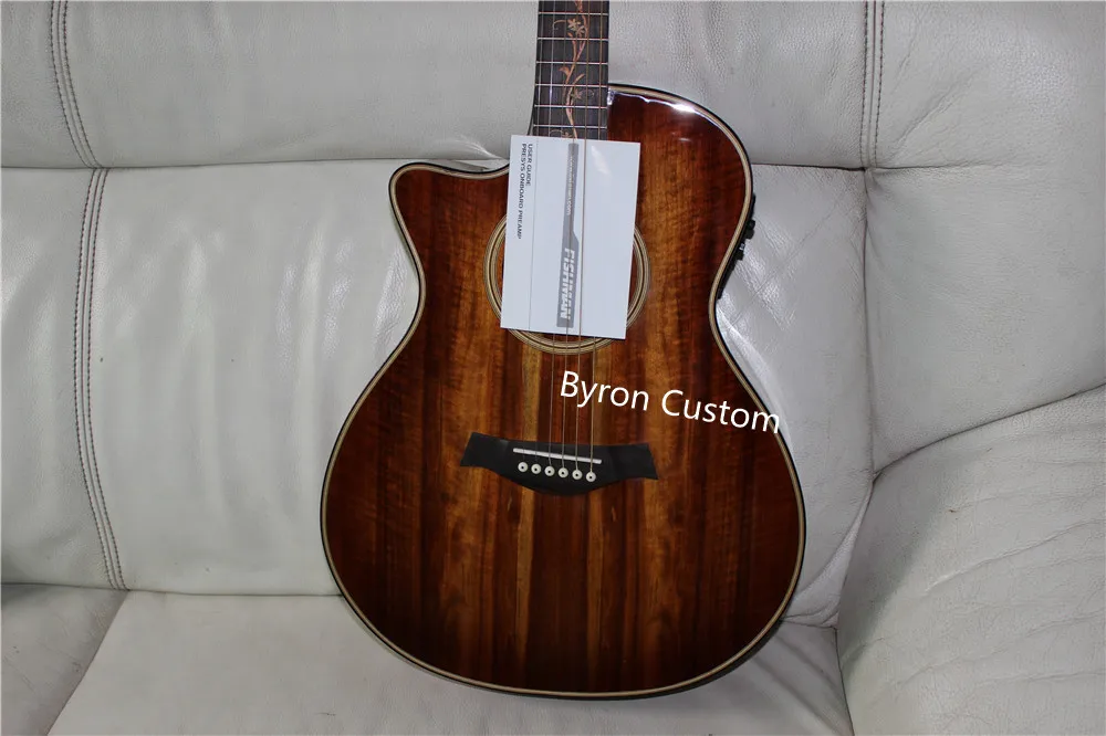 koa гитара Chaylor для левшей акустическая электрогитара lefty GA body guitar s