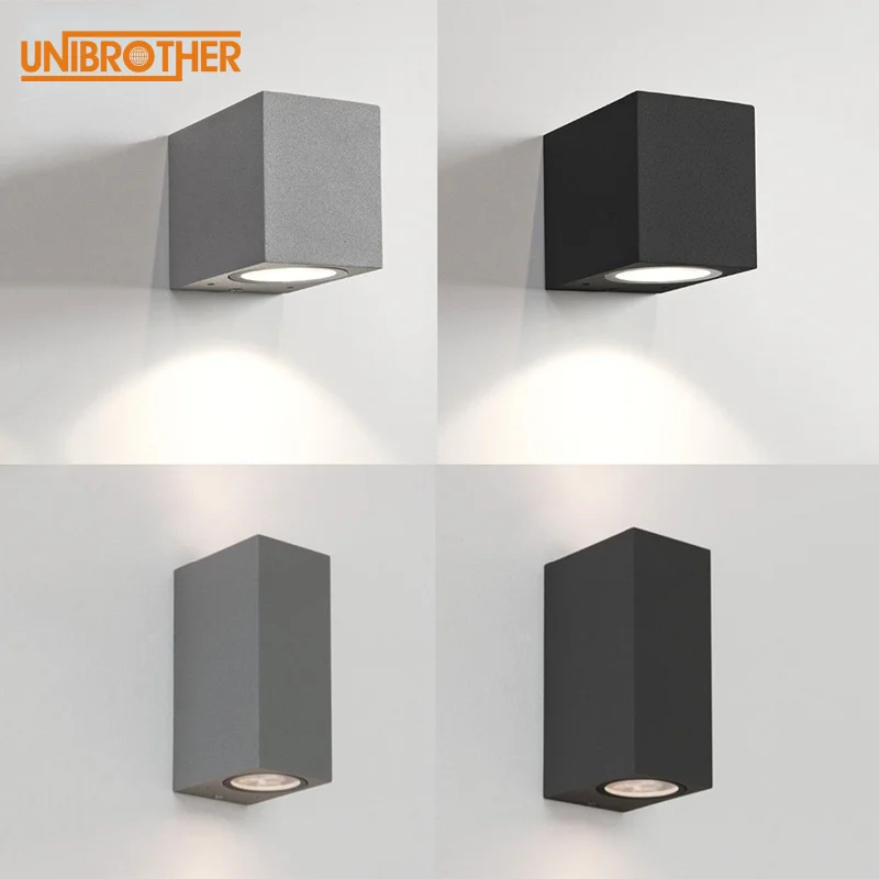 

IP65 Waterproof Indoor Outdoor Led Wall Lights Up Down LED GU10 Led Wall Lamp Surface Bedroom Decor Bedroom Decor