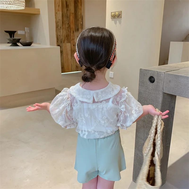 

Baby girl shorts, children's 2021 suit pants, children's baby casual pants, thin section