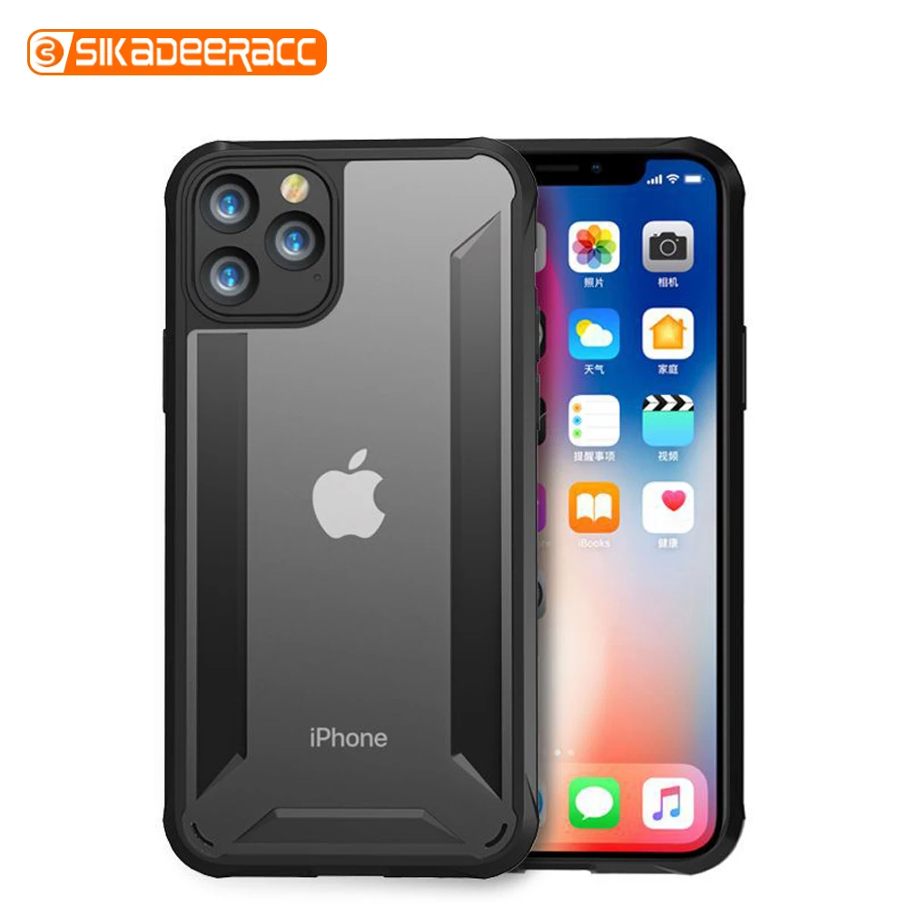 Силиконовые чехлы для телефонов iPhone 11 Pro X XR XS Max 7 8 Plus противоударный матовый