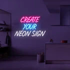 Неоновые светодиодсветильник вывески на заказ, магазин, ночной клуб, игровая комната, настенная светодиодная неоновая вывеска для свадьбы, дня рождения, вечеринки, ресторана, неоновые украшения на заказ
