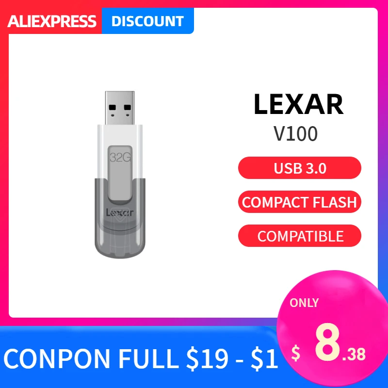 Lexar usb флеш накопитель 32 Гб 64 128 ГБ Высокоскоростной 3 0 карта памяти для ноутбука ПК