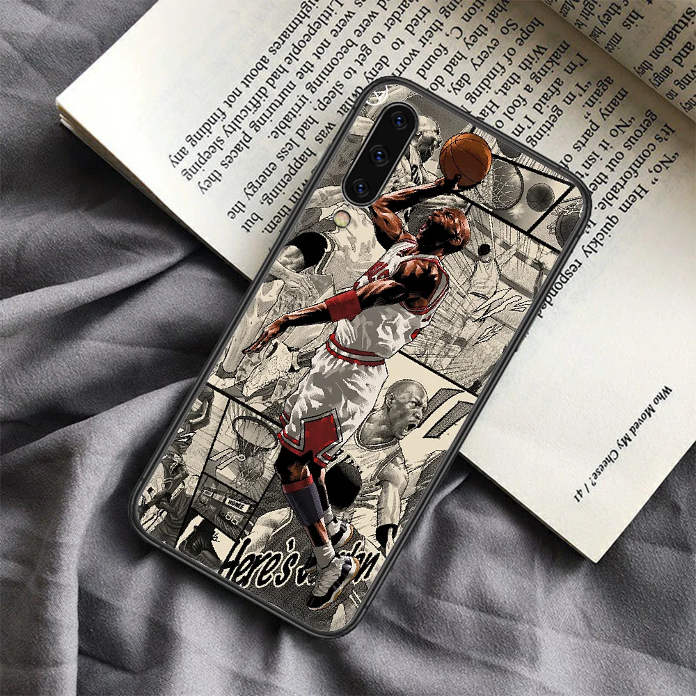 

Basketball Jordan 23 Phone Case For Samsung Galaxy A 3 5 7 8 10 20 20E 21S 30 30S 40 50 51 70 71 black Cover Luxury Coque Soft