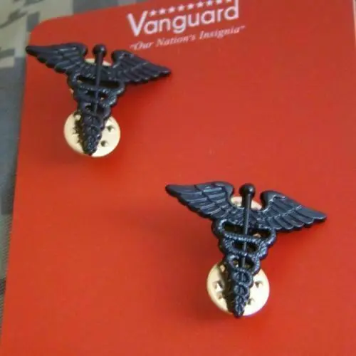 Tomwang201. Значок офицера спецназа двух мировых войн США ВМС больница черный