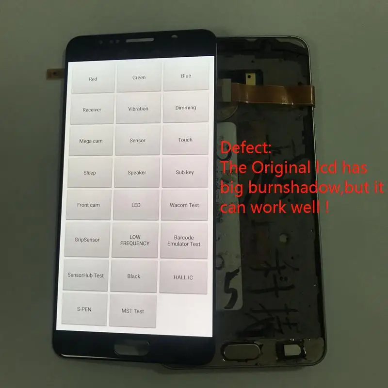 ЖК дисплей для SAMSUNG Galaxy Note 5 N920 N920F N920A N920C 7 '' оригинальный Amoled с сенсорным