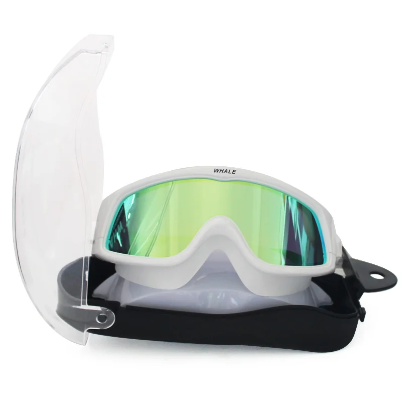 Очки для плавания мужчин и женщин удобные силиконовые водонепроницаемые