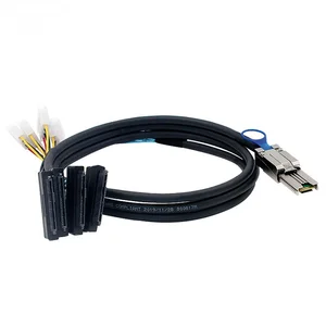 1m 0 5m sff 8088 to sff 8482 sas sata cable mini sas 26pin sff 8088 to 4 sff 8482 sas 29pin sas cable with big 4pin power cable free global shipping