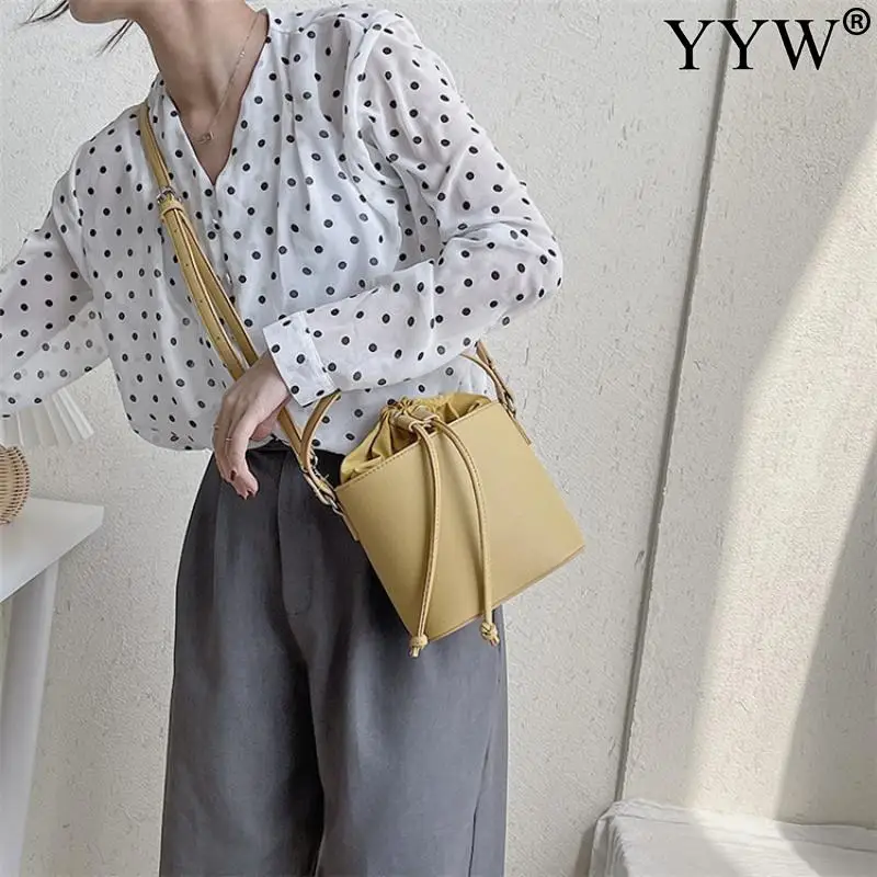 

New Small Bucket Bag Handbag Korean Style Womens Crossbody Hand Bags New Arrival 2021 Top Handle Bag Shoulder Bags Female