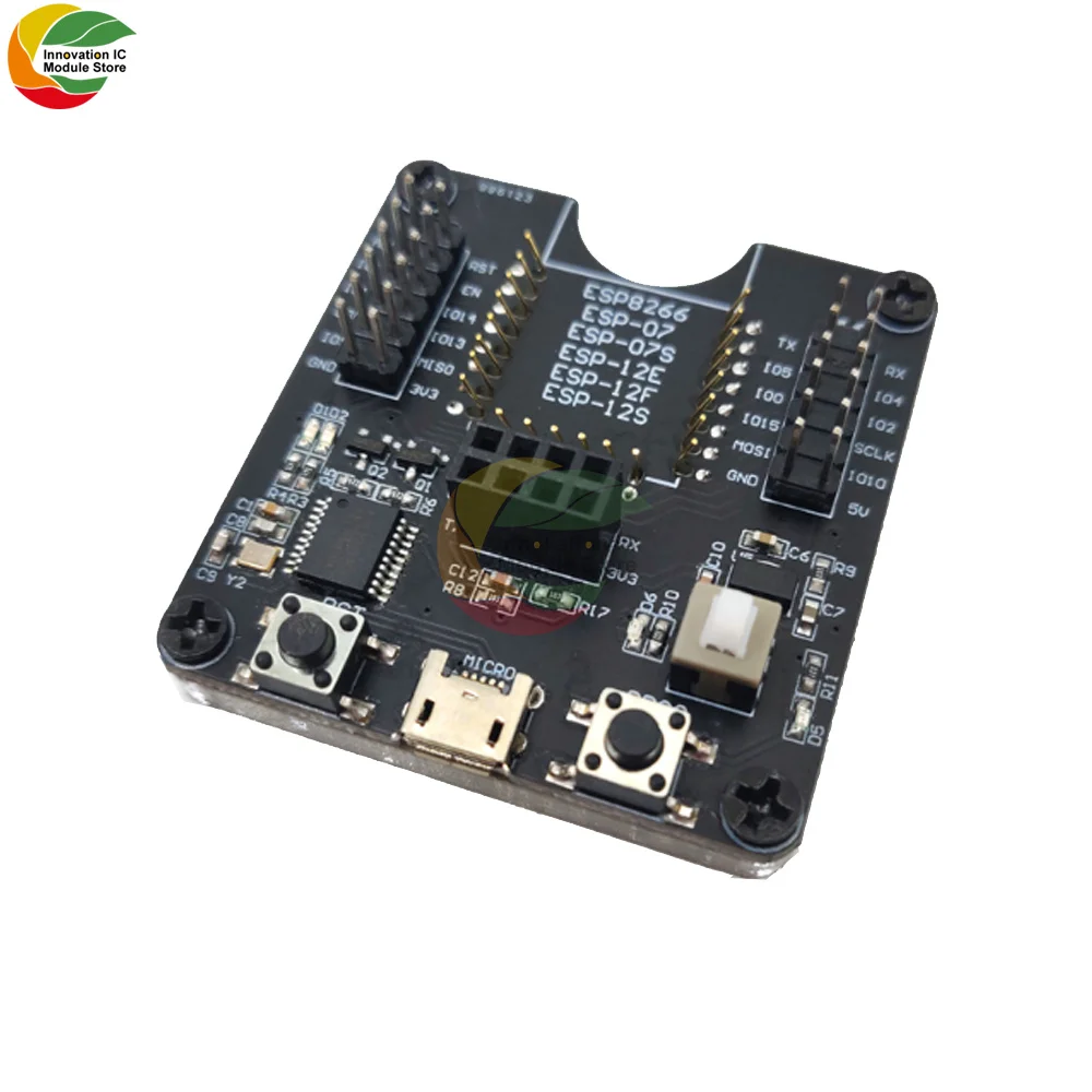 Ziqqucu ESP-WROOM-32 ESP8266 Burning Fixture Development Board ESP-01/01S/07/07S/12E/12F/12S/18T Easy Programer for Arduino | Электронные