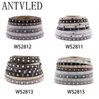Светодиодная RGB лента WS2812B WS2811 WS2813 WS2815, индивидуально Адресуемая 3060144 пикселейсветодиодовм, Светодиодная лента IP306567, 5 в постоянного тока, 12 В постоянного тока, 1-5 м