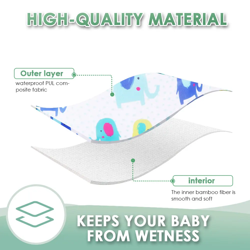 

Infant Eco-Friendly Diaper Adjustable Reusable Coffee Fiber Diaper Pocket Fit 3kg~15kg Baby Nappies Pants Waterproof Pul