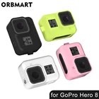 Силиконовый чехол для GoPro Hero 8, защитный силиконовый чехол, чехол для GoPro Hero 8, черные аксессуары для экшн-камеры