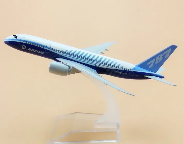 Металлический Прототип самолета 16 см модель авиакомпании Боинг 787 B787 ProtoMech с