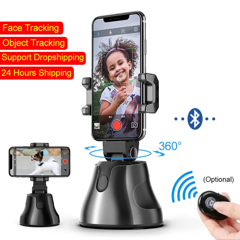 

Mobile Phone PTZ Gimbal Stabilizer Auto Smart Shooting Selfie Stick 360° Face Object Tracking All-in-one Rotation Camera Holder