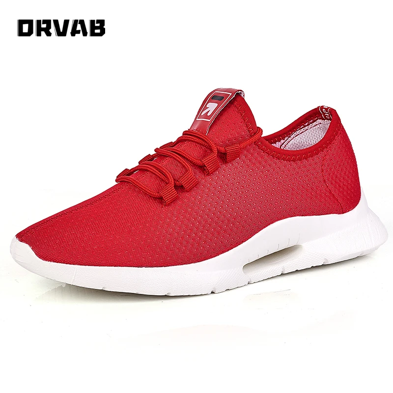 

Breathable Mesh Sneakers Men High Quality Tenis Masculino Adulto Black White Red Men Shoes Casual Zapatos De Hombre Zapatillas