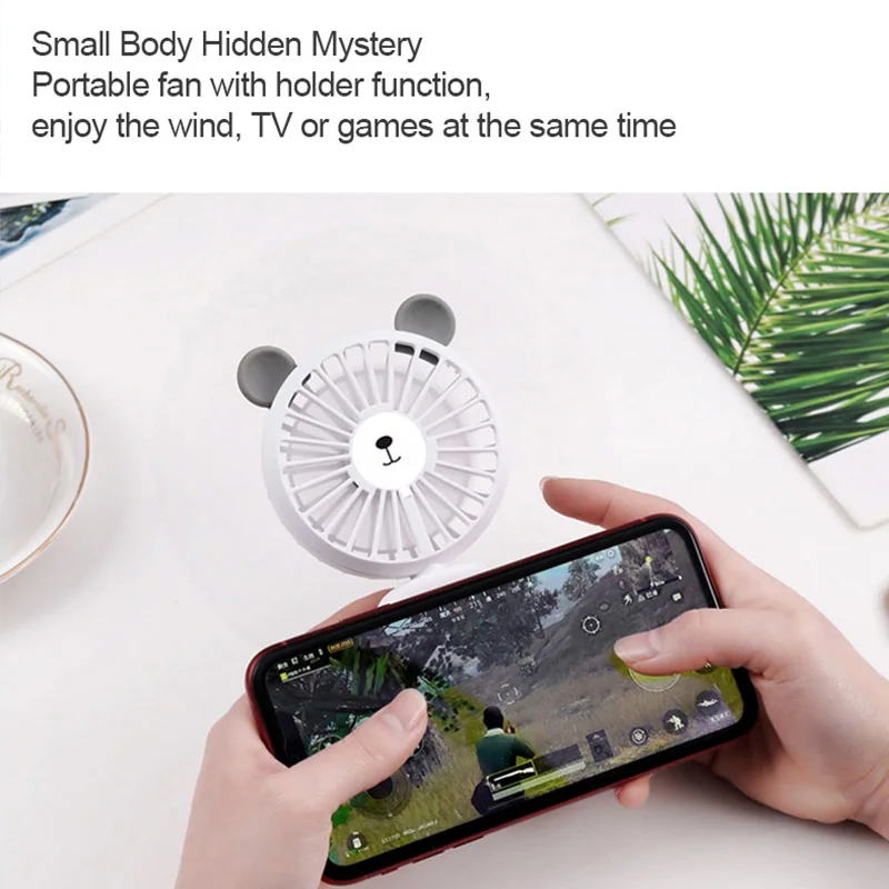 Складные ручные вентиляторы перезаряжаемый с 7 цветами светодиодный ручной или позиционируемый мини