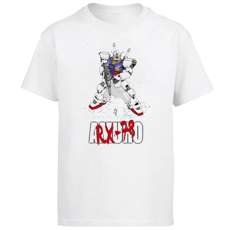 

Akira Style nowa generacja Gundam ​Char Aznable Artsy graphic t shirts short sleeve t-shirts Harajuku Streetwear Men's clothing