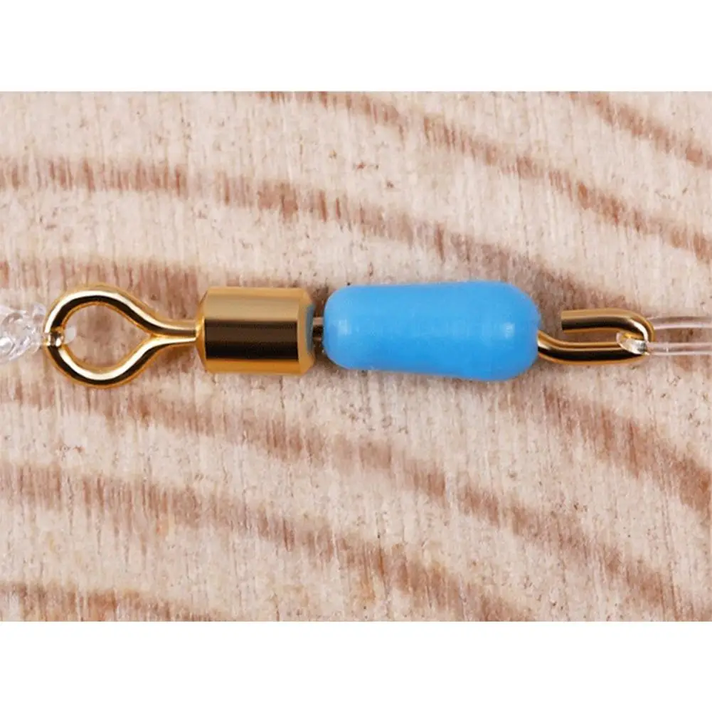 3pcs/set Bearing Swivel Fishing Hook Fast Connector Solid Rings Rolling Line Quick Link Accessories | Спорт и развлечения