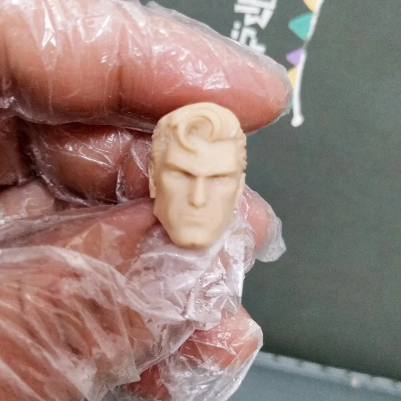 Unpaint 1/12 Scale Comic Clark Kent Head Sculpt Cartoon Carved for 6in Shf Action Figure Toys | Figures