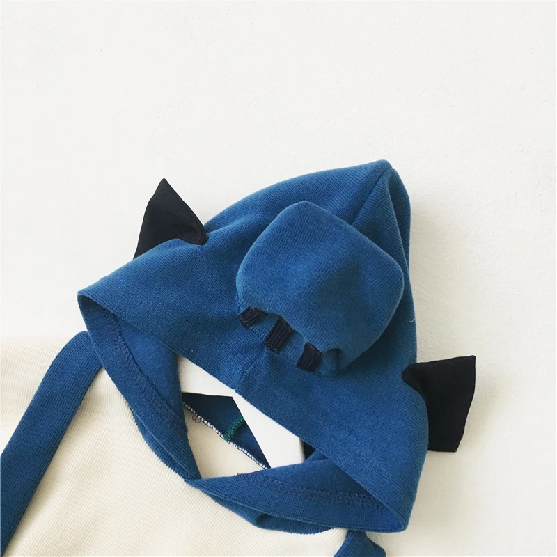 Весенне-осенняя одежда для малышей свитер с капюшоном и рисунком новорожденных