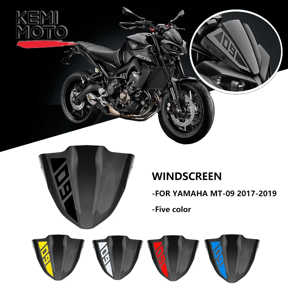Ветровое стекло для Yamaha MT09 MT 09 аксессуары мотоциклов маленькое ветровое FZ09 2017
