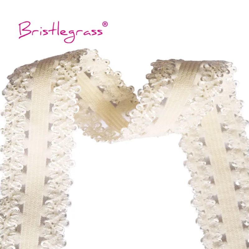 BRISTLEGRASS Combo 11 Yard 3/4&quot 20mm Picot Loop Crown Frilly Lace Trim Elastic Spandex Band Headband Tutu Dress DIY Sewing Craft | Дом и
