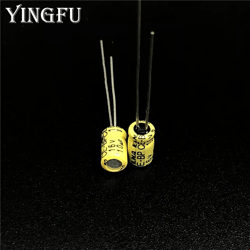 10 шт. 10uF 16V ELNA CE BP 4x7 мм 16 в мкФ биполярный аудио конденсатор|audio capacitor|10uf 16vbipolar capacitor |