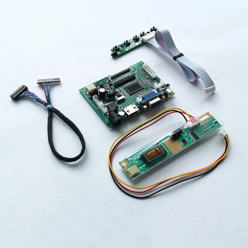 

For LP141X2/LP141X3 Notebook Panel LVDS 20pins 14.1" 1CCFL 2AV+VGA+Keyboard 1024*768 LCD Display Controller Drive Board Kit