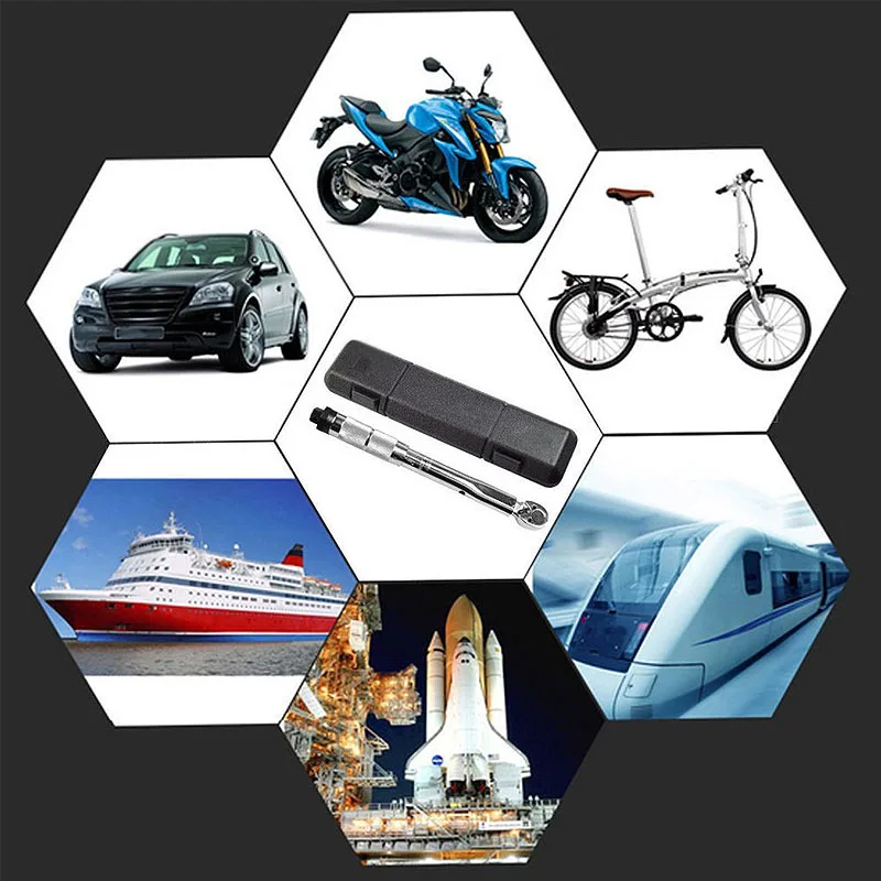 

1/4 Inch Drive 5-25Nm Micrometer Adjustable Torque Wrench Spanner High Quality For Car Bicycle Motorbike Use Repair Hand Tools