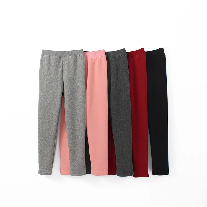 Kids Leggings Girl 2022 Cotton Warm Winter Pants Children Hu