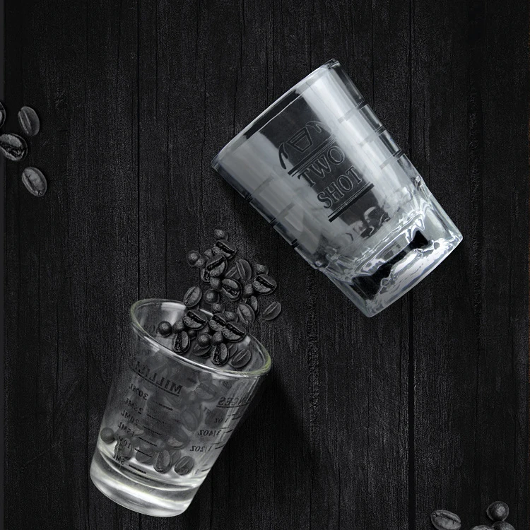 

Утолщенная градуированная стеклянная чашка объемом 30/60 мл, унция, мерная чашка, стекло для фотографий, кухонные принадлежности для дома