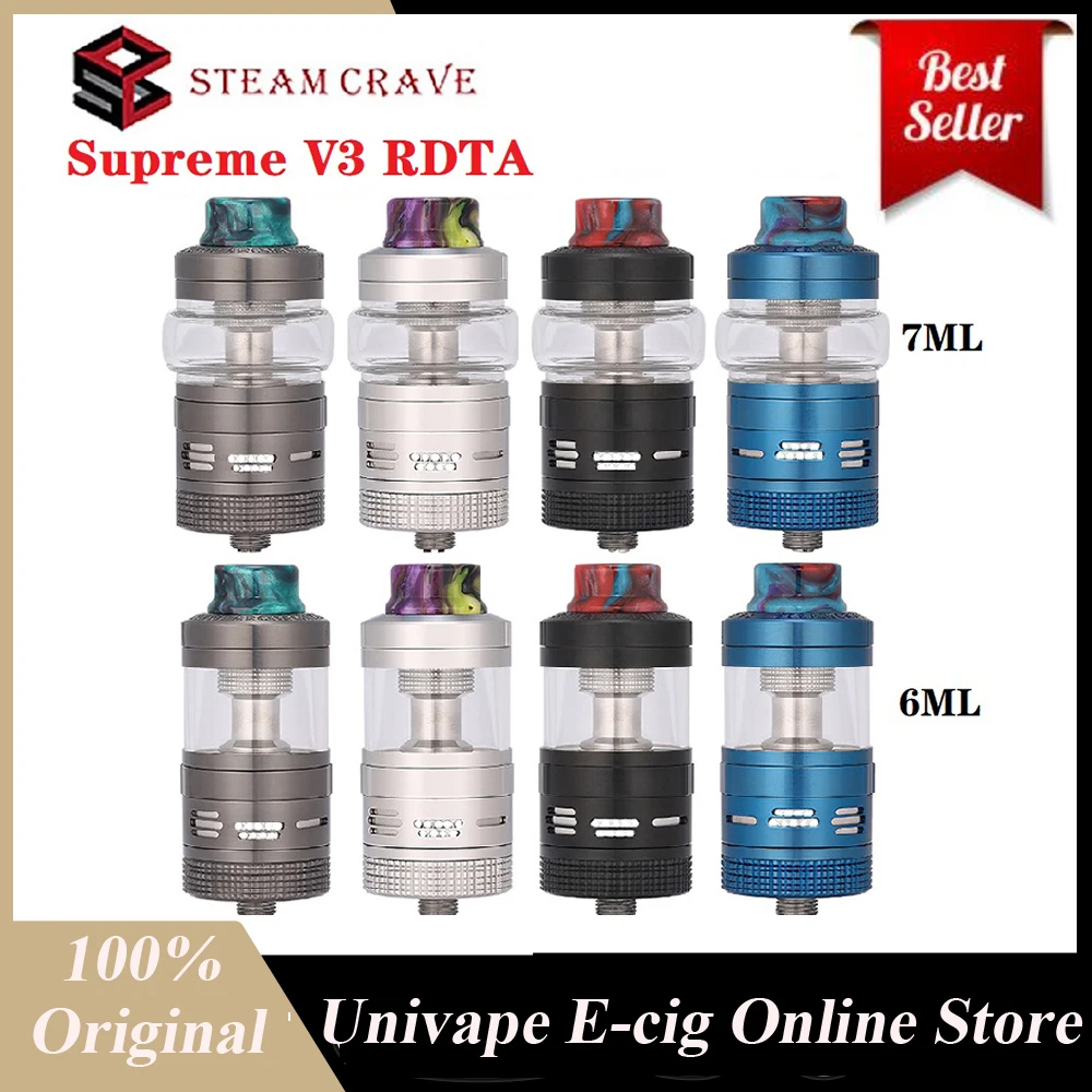 Оригинальный паровой ароматизатор Supreme V3 RDTA 6 мл атомайзер и диаметр 25 мм