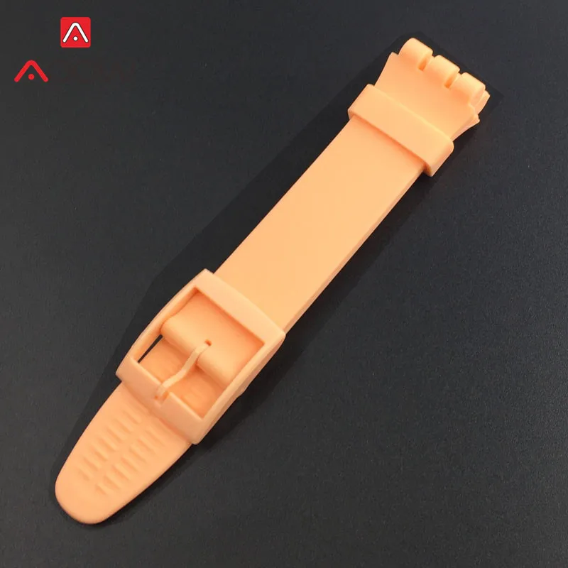 Ремешок силиконовый сменный для S-watch Watch 16/17/19/20 мм