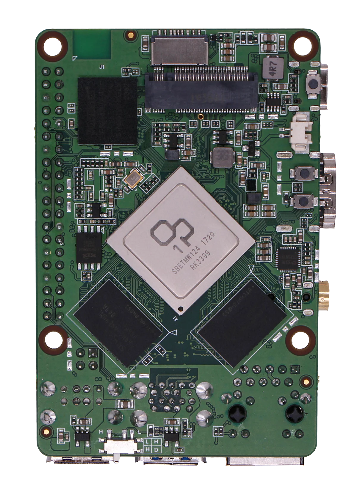 Одноплатный компьютер ROCK PI 4 Plus Model B Rockchip RK3399 SBC/одноплатный (обновленная версия Rock