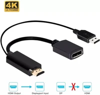 hdmi to displayport converter adapter cable with usb power hdmi in to displayport out for xbox one 360 ns mac mini pc to monitor