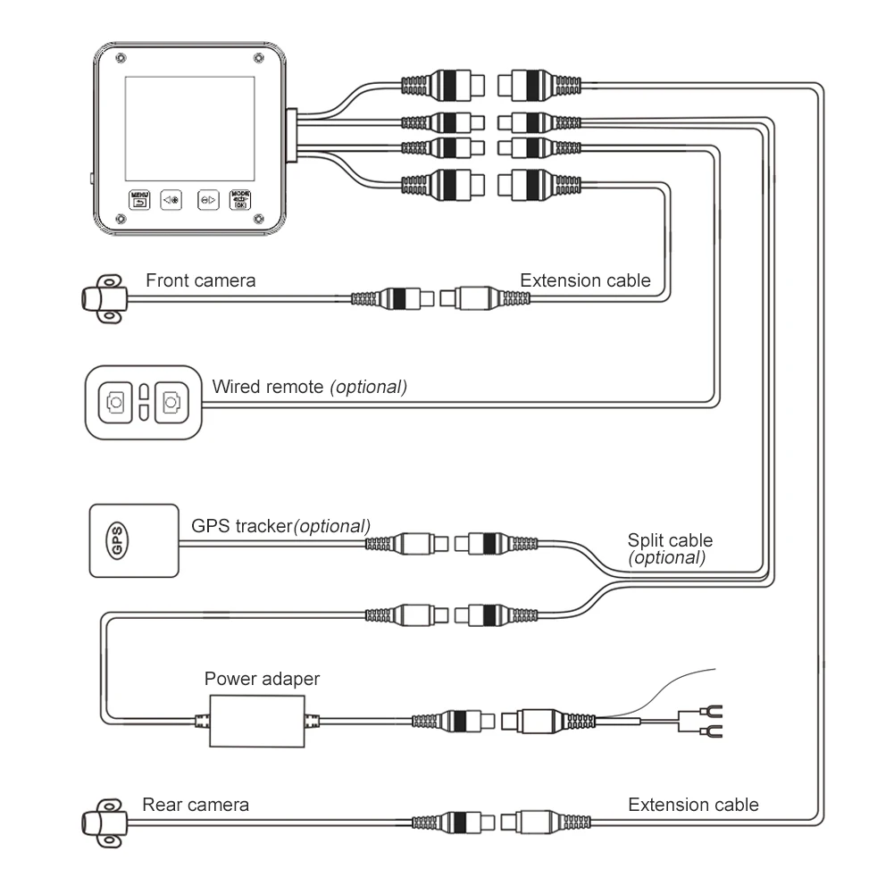 SYS VSYS A6X WiFi Bluetooth экшн-камера на мотоциклетный шлем рекордер SONY IMX307 Starvis Ночное Видение Двойной 1080P мотоцикл видеорегистратор