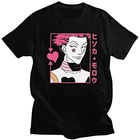 HUNTERHUNTER одежда с принтом Летняя Женская футболка Harajuku Женская футболка с рисунком Аниме футболки унисекс Killua Zoldyck