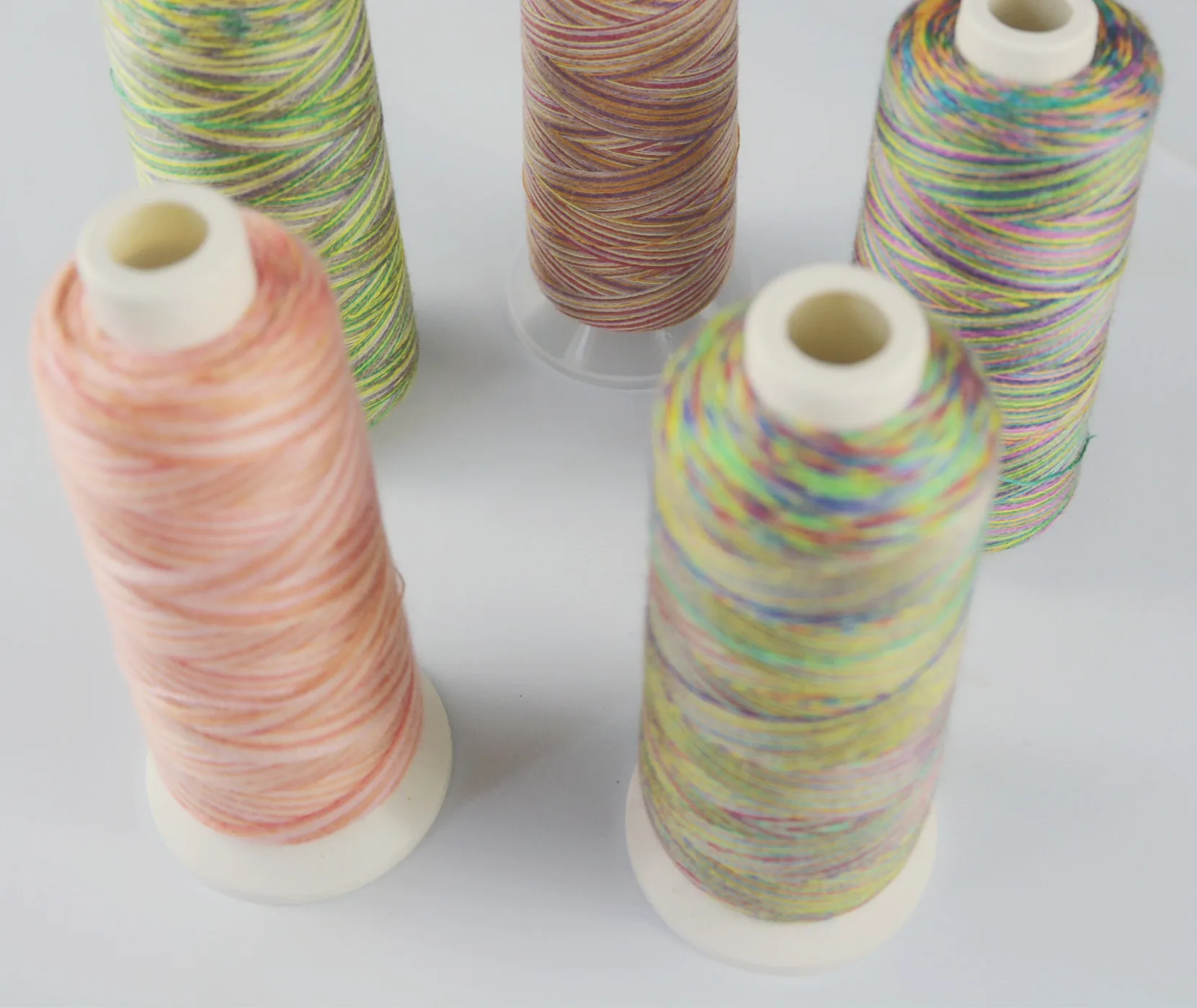

Color Wool Embroidery thread 1500M(1640Yard) DIY handmade Colorful rainbow
