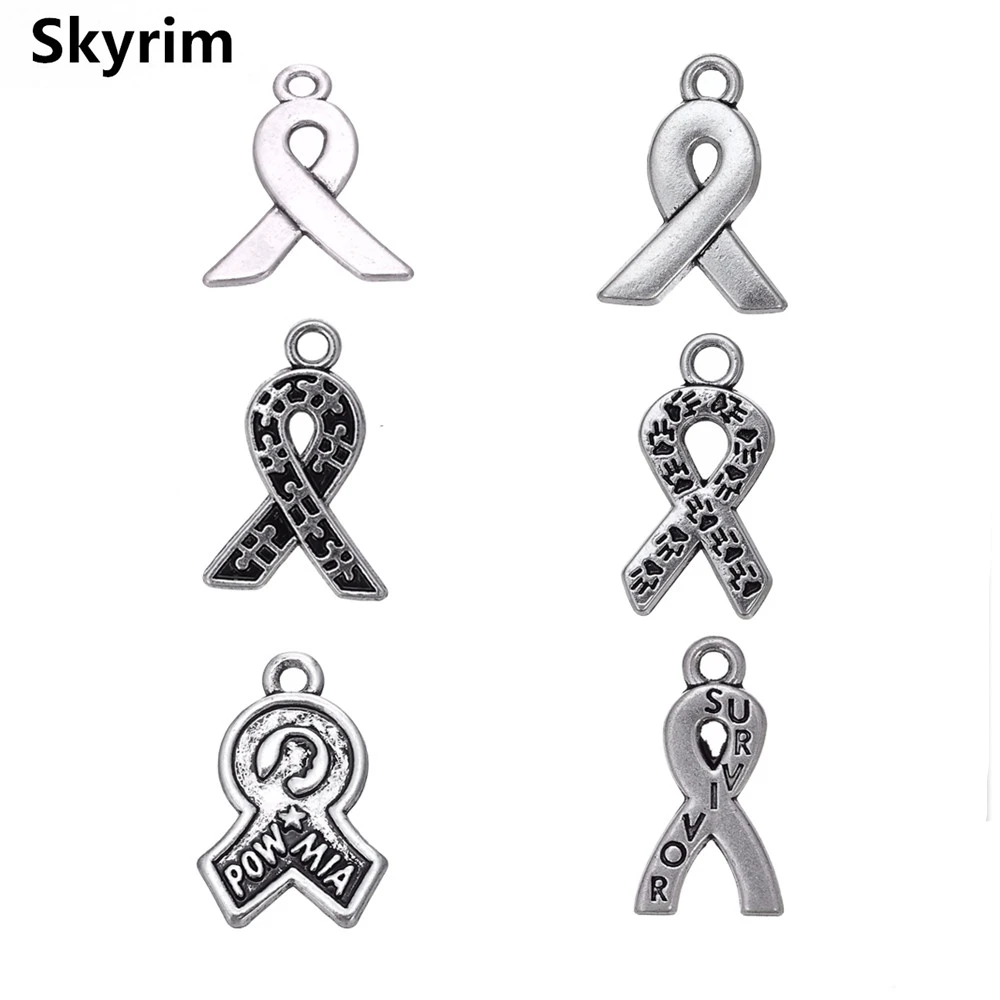 Подвески Skyrim для женщин ожерелье/Браслеты 20 шт.|charm pendant|survivor charmscancer awareness |