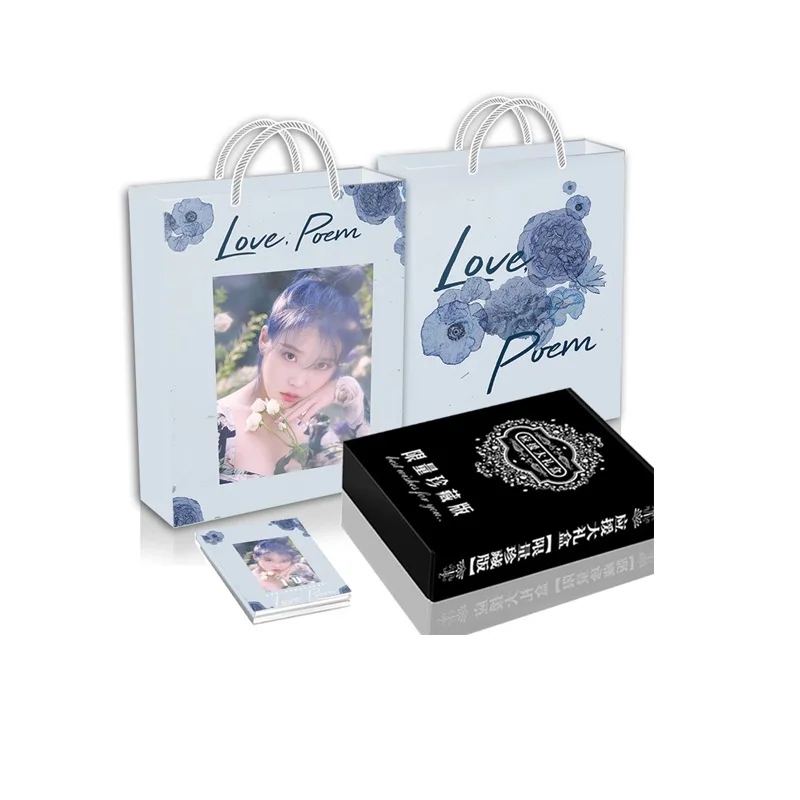 

[MYKPOP]IU LOVE POEM Gift Set CD+Photo Book+Photo Card+Poster+Bookmarks+Gift Bag, KPOP Fans Collection SA21061201