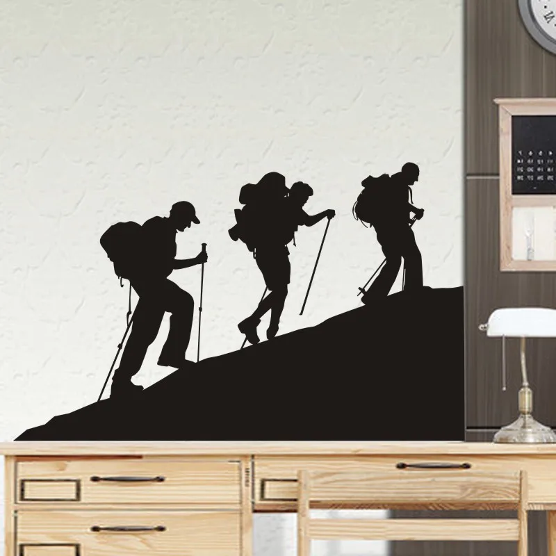 

Climbing Sticker Climbers Decal Extreme Sports Posters Vinyl Wall Decals Parede Decor Mural Choose Climbing Sticker