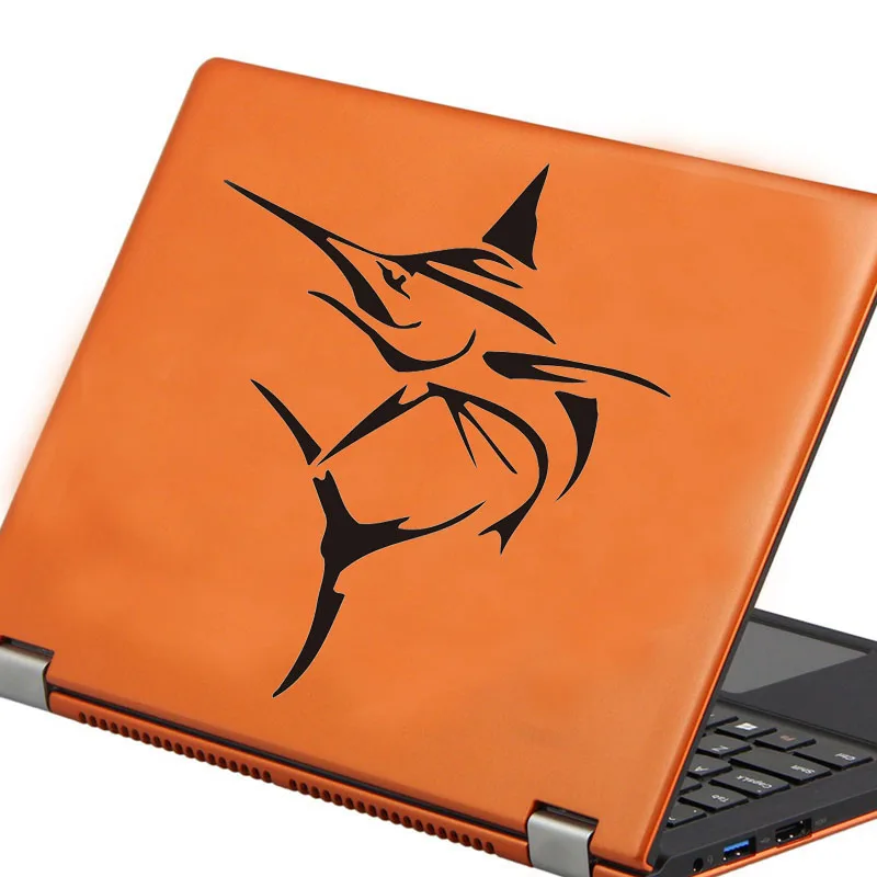 Креативная Настенная Наклейка в виде племенного марлина рыбьей кости маленький