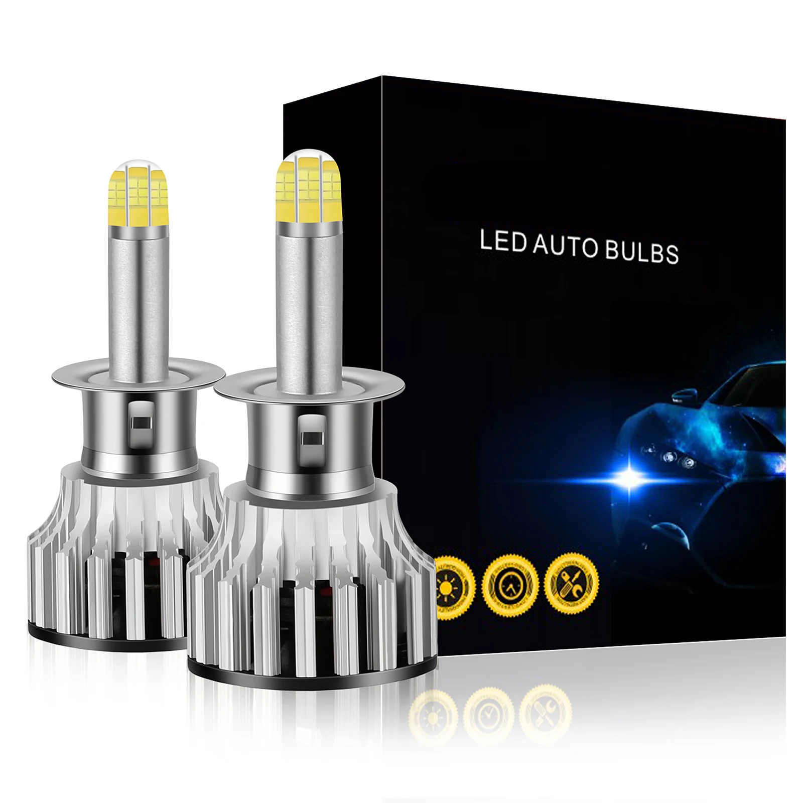 

LED Headlights H1/H7/H11/9005/9006 G6 Car Headlamp Bulb 6500K LED Beam Near Super Positive Bulbs Car Lights