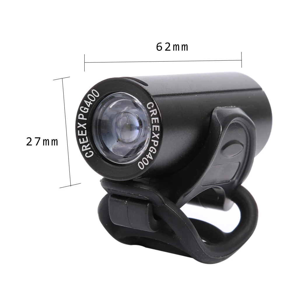 

350 Lumens Waterproof USB Rechargeable MTB Front Light Road Bike LED Headlight Built-In Battery Flashlight Bicycle Accessories